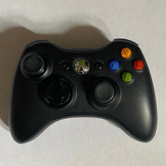Xbox 360 Wireless Controller Black - Picture 1 of 4